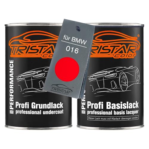 TRISTARcolor Autolack Set Dose spritzfertig für BMW 016 Iberischrot Grundlack + Basislack 2,0 Liter 2000ml TRISTARcolor Autolack Set Dose spritzfertig für BMW 016 Iberischrot Grundlack + Basislack 2,0 Liter 2000ml von TRISTARcolor