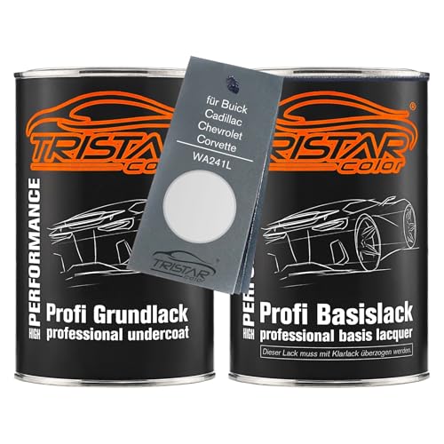 TRISTARcolor Autolack Set Dose spritzfertig für Buick/Cadillac/Chevrolet/Corvette WA241L Polar White 1 Metallic Perl Grundlack + Basislack 2,0 Liter 2000ml TRISTARcolor Autolack Set Dose spritzfertig für Buick/Cadillac/Chevrolet/Corvette WA241L Polar White 1 Metallic Perl Grundlack + Basislack 2,0 Liter 2000ml von TRISTARcolor