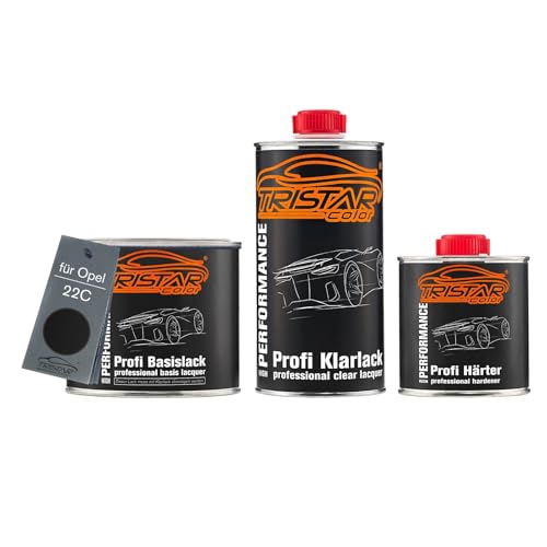 TRISTARcolor Autolack Set Dose spritzfertig für Opel 22C Graphitschwarz Metallic/Carbon Flash Metallic Basislack + 2K Klarlack 1,25L TRISTARcolor Autolack Set Dose spritzfertig für Opel 22C Graphitschwarz Metallic/Carbon Flash Metallic Basislack + 2K Klarlack 1,25L von TRISTARcolor