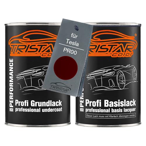 TRISTARcolor Autolack Set Dose spritzfertig für Tesla PR00 Midnight Cherry Red Perl Grundlack + Basislack 2,0 Liter 2000ml TRISTARcolor Autolack Set Dose spritzfertig für Tesla PR00 Midnight Cherry Red Perl Grundlack + Basislack 2,0 Liter 2000ml von TRISTARcolor
