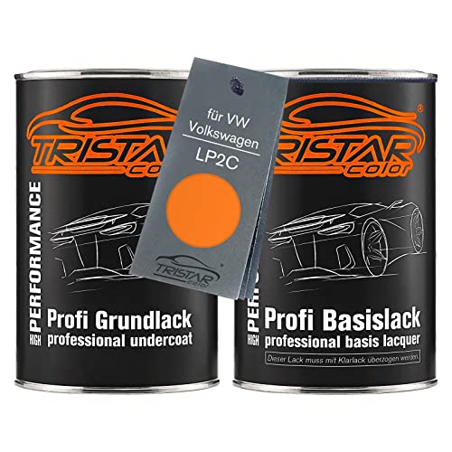 TRISTARcolor Autolack Set Dose spritzfertig für VW/Volkswagen LP2C Leuchtorange Grundlack + Basislack 2,0 Liter 2000ml TRISTARcolor Autolack Set Dose spritzfertig für VW/Volkswagen LP2C Leuchtorange Grundlack + Basislack 2,0 Liter 2000ml von TRISTARcolor