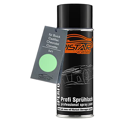 TRISTARcolor Autolack Spraydose für Buick/Cadillac/Chevrolet/Corvette 541 Surf Green Basislack Sprühdose 400ml von TRISTARcolor