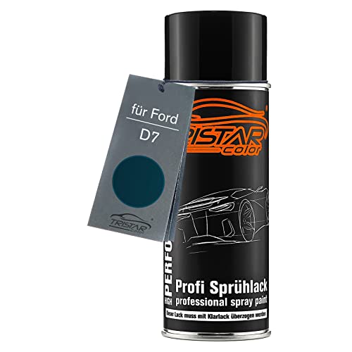 TRISTARcolor Autolack Spraydose für Ford D7 Petrol Blue Perl Basislack Sprühdose 400ml von TRISTARcolor