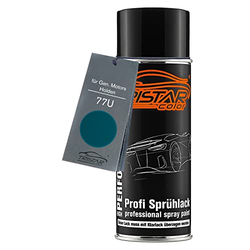 TRISTARcolor Autolack Spraydose für Gen. Motors/Holden 77U Petrol Blue Perl Metallic/Jazz Blue Perl Metallic Basislack Sprühdose 400ml von TRISTARcolor