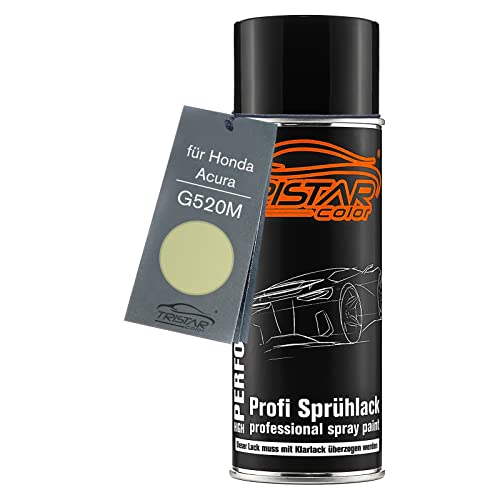 TRISTARcolor Autolack Spraydose für Honda/Acura G520M Matcha Creme Metallic Basislack Sprühdose 400ml von TRISTARcolor