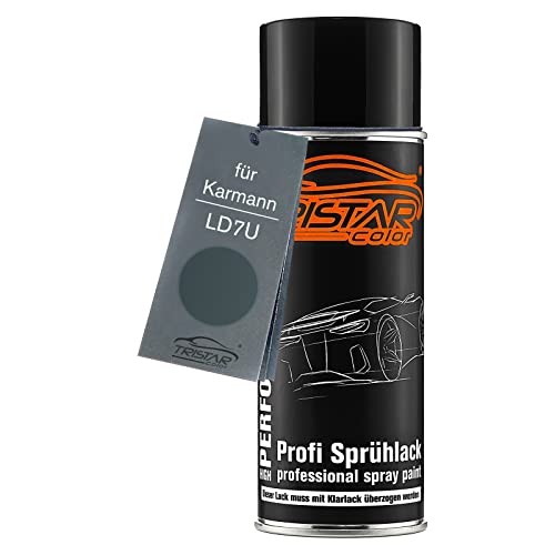 TRISTARcolor Autolack Spraydose für Karmann LD7U Offroad Grey Metallic Basislack Sprühdose 400ml von TRISTARcolor