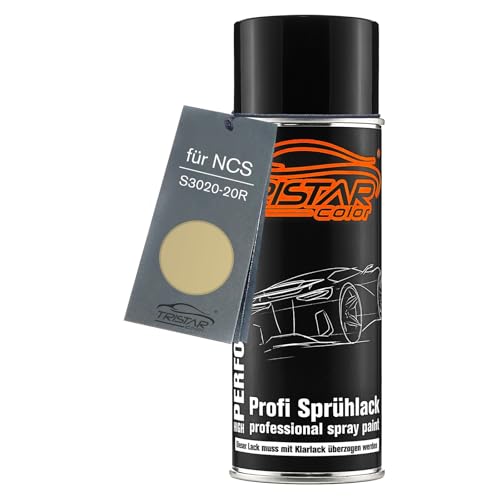 TRISTARcolor Autolack Spraydose für NCS S3020-20R Sand Yellow Basislack Sprühdose 400ml TRISTARcolor Autolack Spraydose für NCS S3020-20R Sand Yellow Basislack Sprühdose 400ml von TRISTARcolor