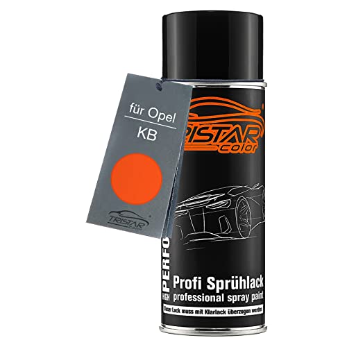 TRISTARcolor Autolack Spraydose für Opel KB Ziegel/Brillantrot/Signal Red Basislack Sprühdose 400ml von TRISTARcolor