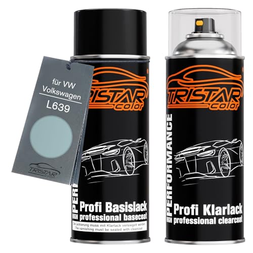 TRISTARcolor Autolack Spraydosen Set für VW/Volkswagen L639 Zenitblau/Zenithblau Basislack Klarlack Sprühdose 400ml TRISTARcolor Autolack Spraydosen Set für VW/Volkswagen L639 Zenitblau/Zenithblau Basislack Klarlack Sprühdose 400ml von TRISTARcolor