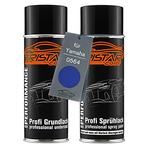 TRISTARcolor Motorradlack Spraydosen Set für Yamaha 0564 Deep Purplish Blue Perl Grundlack Basislack Sprühdose 400ml TRISTARcolor Motorradlack Spraydosen Set für Yamaha 0564 Deep Purplish Blue Perl Grundlack Basislack Sprühdose 400ml von TRISTARcolor