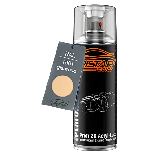 TRISTARcolor RAL 1001 Beige glänzend 2K Acryl Spraydose Sprühdose Spritzlack Sprühlack 400 ml schnelltrocknend TRISTARcolor RAL 1001 Beige glänzend 2K Acryl Spraydose Sprühdose Spritzlack Sprühlack 400 ml schnelltrocknend von TRISTARcolor