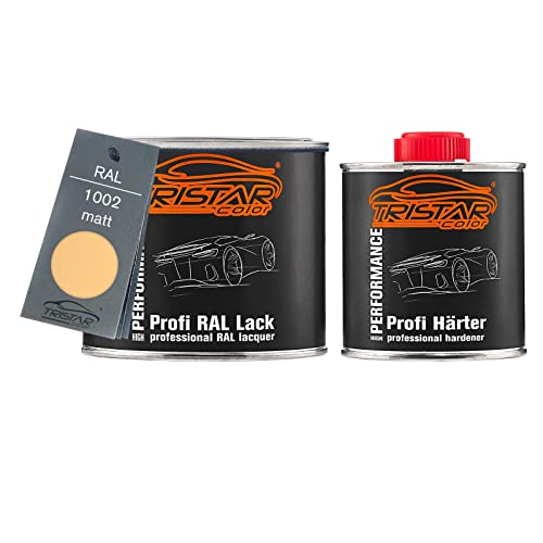 TRISTARcolor RAL 1002 Sandgelb matt 2K Autolack 0,75 Liter / 750 ml Dose inkl. Härter TRISTARcolor RAL 1002 Sandgelb matt 2K Autolack 0,75 Liter / 750 ml Dose inkl. Härter von TRISTARcolor