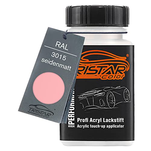 TRISTARcolor RAL 3015 Hellrosa seidenmatt Lackstift 50 ml schnelltrocknend von TRISTARcolor