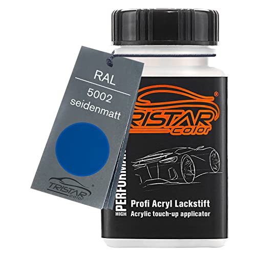 TRISTARcolor RAL 5002 Ultramarinblau seidenmatt Lackstift 50 ml schnelltrocknend von TRISTARcolor