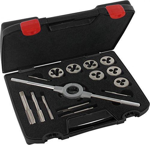 TRIUSO Gewindeschneidsatz 16-tlg. M3 - M12 von TRIUSO