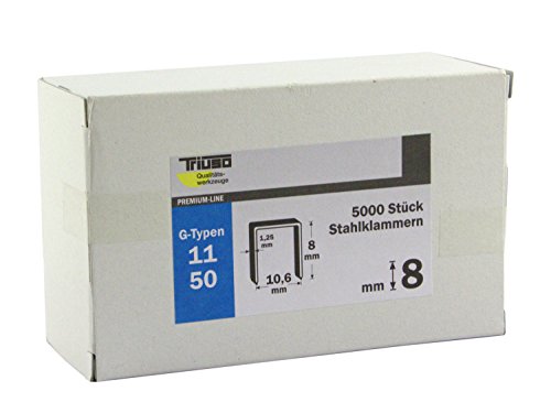 TRIUSO Klammern, 8 mm, 50 00 Stck. G-Typ 11 TRIUSO Klammern, 8 mm, 50 00 Stck. G-Typ 11 von TRIUSO