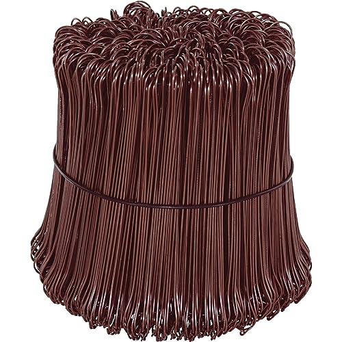 TRIUSO Ösendrähte Betonbindedraht Doppelbindedraht mit 2 Ösen für Drillapparat (1000 Stück) / Drillapparat (1,0 x 160 mm) von TRIUSO
