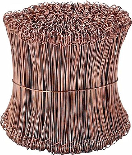 Triuso Doppel,Betonbindedraht 1,0x120 mm,verkupfert, Bund 1000 Stück für Drillapparat Rödeldraht Betonbindedraht Triuso Doppel,Betonbindedraht 1,0x120 mm,verkupfert, Bund 1000 Stück für Drillapparat Rödeldraht Betonbindedraht von TRIUSO
