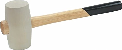 Triuso Gummihammer weiß 85 mm Größe 4 Schonhammer Pflastererhammer Hammer von TRIUSO