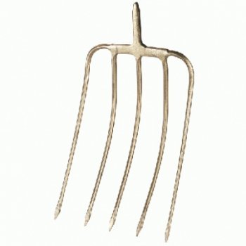 Triuso Kompostgabel, 5 Zi nken,Stift Zinkenl. 28cm, von TRIUSO