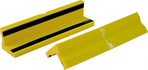 Triuso Schonbacken Schutzbacken 125mm Kunststoff mit Magnet Premium Schraubstock Parallel Schraubstock Spannmittel Werkbank von TRIUSO
