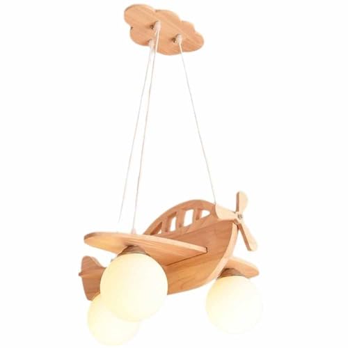 TRIVIDHA Hängelampe aus Massivholz für Flugzeug, Hängelampe für Kinderzimmer, Hängelampe, höhenverstellbar, Hängelampe für Kinderzimmer, Wohnzimmer TRIVIDHA Hängelampe aus Massivholz für Flugzeug, Hängelampe für Kinderzimmer, Hängelampe, höhenverstellbar, Hängelampe für Kinderzimmer, Wohnzimmer von TRIVIDHA