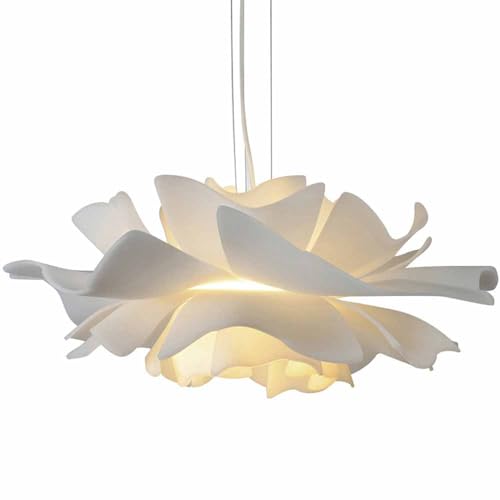 TRIVIDHA Nordische Weiße Pendelleuchte Mit Blumenform, Kreatives Acryl-Kunst-Design, Kronleuchter, Schlafzimmer, Höhenverstellbar, Hängelampe Für Wohnzimmer, Restaurant, Flur, Café TRIVIDHA Nordische Weiße Pendelleuchte Mit Blumenform, Kreatives Acryl-Kunst-Design, Kronleuchter, Schlafzimmer, Höhenverstellbar, Hängelampe Für Wohnzimmer, Restaurant, Flur, Café von TRIVIDHA