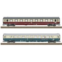 TRIX H0 23143 H0 2er-Set Personenwagen Fern Express FD 1980 Königssee der DB Set 2 von TRIX H0