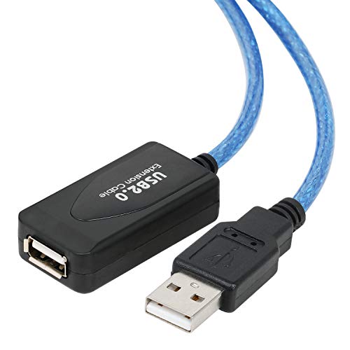 TRIXES 10m USB Verlängerungskabel Active Repeater - High Speed - USB 2.0 kompatibel und USB 1.1 kompatibel von TRIXES