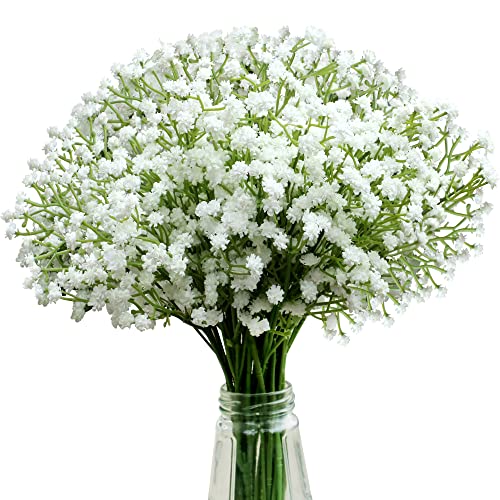 TRIXES 12 Stück Gypsophilia-Blumenstrauß – Künstliche Blumen – Perfekt für die Dekoration Ihres Zuhauses und vieles mehr – Künstlicher Blumenstrauß von TRIXES