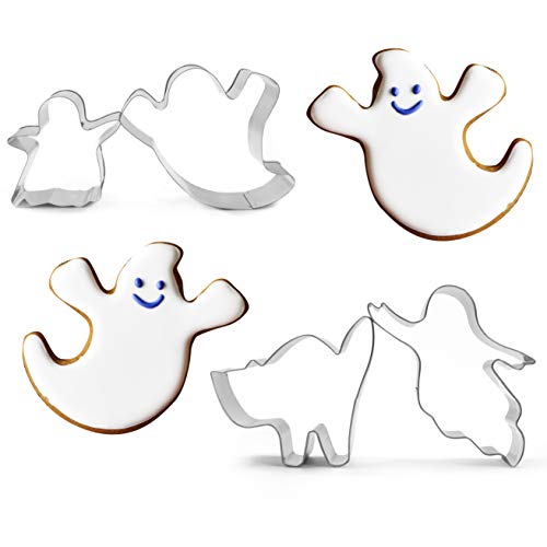 TRIXES Halloween-Dekorationen, gruseliges Zubehör 4 Piece Halloween Cookie Cutters von TRIXES