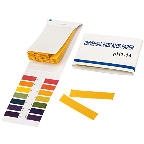 TRIXES Lackmuspapier mit einem pH-Wert-Bereich 1-14, Packung mit 80 Teststreifen (Papier) von TRIXES