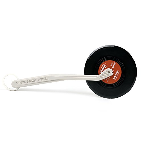 TRIXES Pizza Wheel Vintage Vinyl Schallplatten Pizza Schneider Cutter NEUHEIT cooles Küchen Accessoire von TRIXES