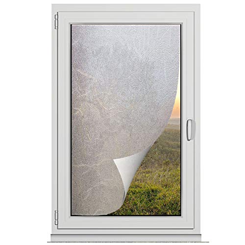 TRIXES Sichtschutzfolie - Dekorative Selbstklebende Folie für Fenster und Türen, den Besprechungsraum oder fürs heimischen Badezimmer - Mattierter, opaker Glaseffekt - 45cm x 200cm TRIXES Sichtschutzfolie - Dekorative Selbstklebende Folie für Fenster und Türen, den Besprechungsraum oder fürs heimischen Badezimmer - Mattierter, opaker Glaseffekt - 45cm x 200cm von TRIXES