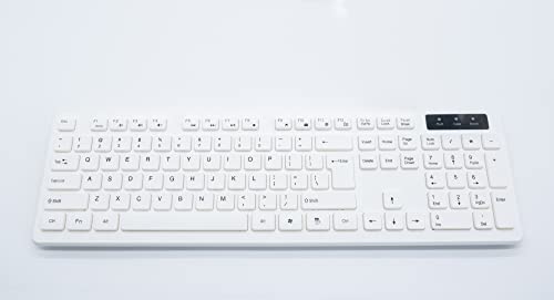 TRIXES weiße USB-Tastatur für Windows oder Mac Plug & Play mit Staubabdeckung TRIXES weiße USB-Tastatur für Windows oder Mac Plug & Play mit Staubabdeckung von TRIXES