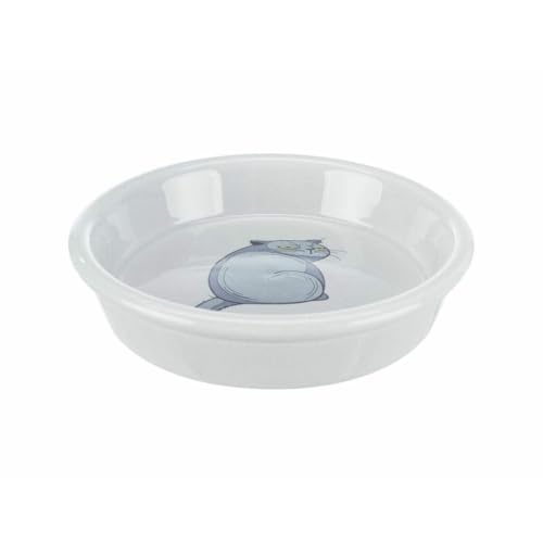 Futternapf Keramik, 0,25 l/ø 13 cm, Grau von TRIXIE