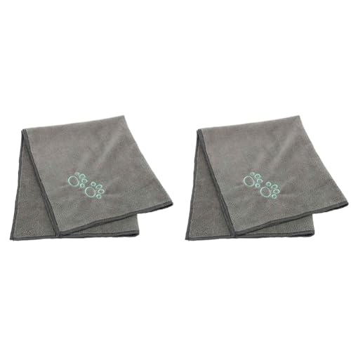 TRIXIE 2350 Handtuch, 50 × 60 cm, Grau, 1 Stück (2er Pack) von TRIXIE