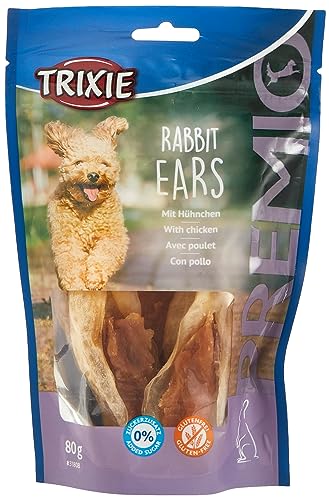 TRIXIE 31808 Premio Rabbit Ears, 80 g von TRIXIE