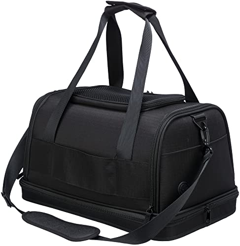 TRIXIE Airline Tasche Plane, Flugzeug Reisetasche Für Hunde, 28 × 25 × 44 cm, Schwarz - 28904 von TRIXIE