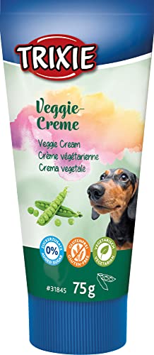 TRIXIE Glutenfreie, Vegetarische Und Zuckerfreie Veggiecreme, Hundeleckerli, 75 G - 31845 von TRIXIE