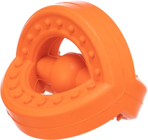 TRIXIE Greifer Hundespielzeug, Naturgummi, 3316, 7 cm, orange von TRIXIE