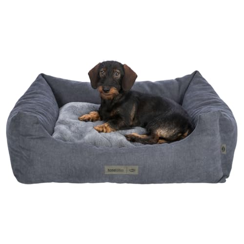 TRIXIE Hundebett Liano 80 × 60 cm in grau - weiches Hundekissen mit Schaumstoffflocken-Füllung - Hundekorb für große Hunde - rutschfest und waschbar - 37981 TRIXIE Hundebett Liano 80 × 60 cm in grau - weiches Hundekissen mit Schaumstoffflocken-Füllung - Hundekorb für große Hunde - rutschfest und waschbar - 37981 von TRIXIE