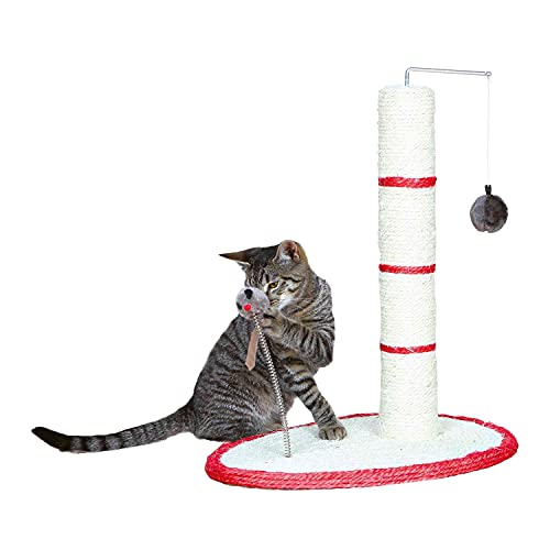 TRIXIE Kratzstamm Scratch Me 50 cm kleine Kratzsäule für Katzen, Scratch Post mit Katzenspielzeug, Natursisal, komfortabel & stabil – 436 TRIXIE Kratzstamm Scratch Me 50 cm kleine Kratzsäule für Katzen, Scratch Post mit Katzenspielzeug, Natursisal, komfortabel & stabil – 436 von TRIXIE