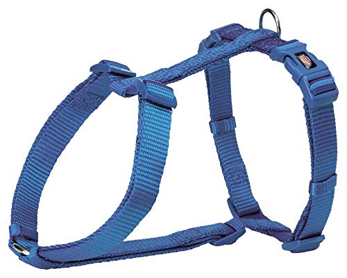 TRIXIE Premium H-Geschirr XXS: 20–30 cm/10 mm blau, XXS: 20-30cm, T204802 von TRIXIE