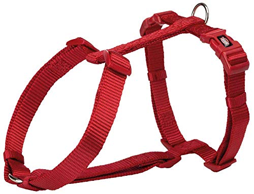 TRIXIE Premium H-Geschirr XXS: 20–30 cm/10 mm rot, XXS: 20-30cm von TRIXIE