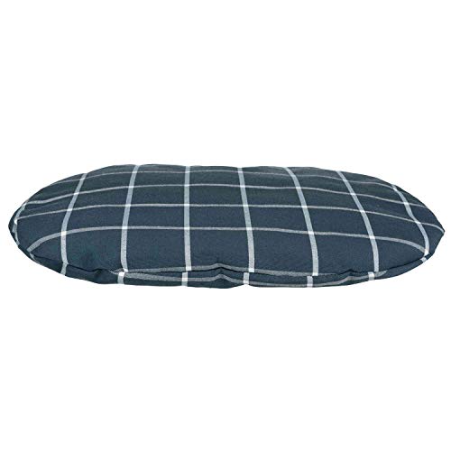 Trixie Scoopy Oval Hundekissen, 105 x 68 cm, grau/anthrazit von TRIXIE