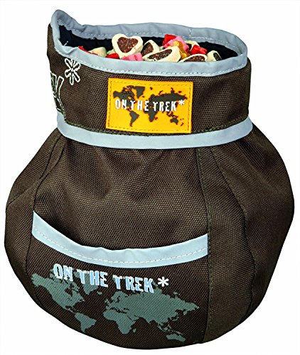 TRIXIE Snack-Tasche Twist Treat mit Drehverschluss - integrierter Kotbeutelspender - Befestigungsclip - reflektierende Elemente - diverse Farben - zufällige Auswahl - 32284 TRIXIE Snack-Tasche Twist Treat mit Drehverschluss - integrierter Kotbeutelspender - Befestigungsclip - reflektierende Elemente - diverse Farben - zufällige Auswahl - 32284 von TRIXIE