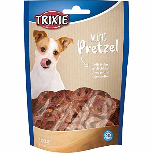 TRIXIE Zuckerfreie Mini Pretzels, Hundeleckerli, 100 G - 31656 von TRIXIE