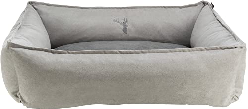 TRIXIE Hundebett Leni 60 × 50 cm in sand/grau - geräumiger Hundeschlafplatz mit gemütlichem Kissen - Hundekorb für mittelgroße Hunde - rutschfest und waschbar - 37993 TRIXIE Hundebett Leni 60 × 50 cm in sand/grau - geräumiger Hundeschlafplatz mit gemütlichem Kissen - Hundekorb für mittelgroße Hunde - rutschfest und waschbar - 37993 von TRIXIE