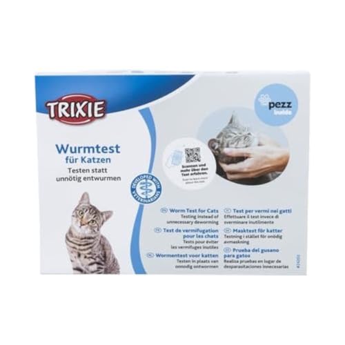 TRIXIE praktischer Wurmtest für Katzen, für Zuhause, 19,5 × 15 × 2 cm - 24203 TRIXIE praktischer Wurmtest für Katzen, für Zuhause, 19,5 × 15 × 2 cm - 24203 von TRIXIE
